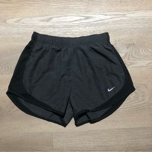 Nike Tempo gray and black Women's Brief-Lined Running Shorts